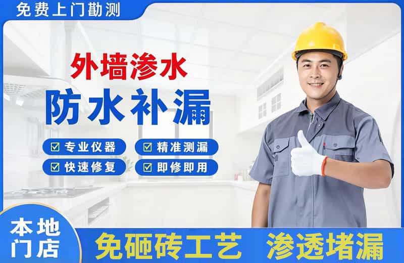 滨河东区外墙渗水维修